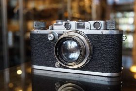 Leica III chrome + Nickel Summar 50mm F/2 lens
