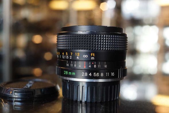 Yashica lens ML 28mm F/2.8 for Contax/Yashica mount
