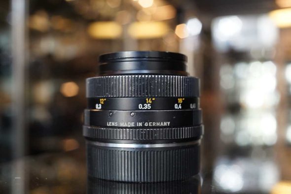 Leica Leitz Elmarit-R 35mm F/2.8 lens, 3-cam, R-mount