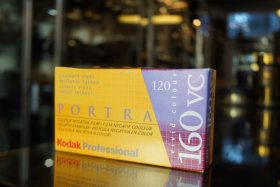 Kodak Portra 160VC film 120, 5 rolls, expired 2001