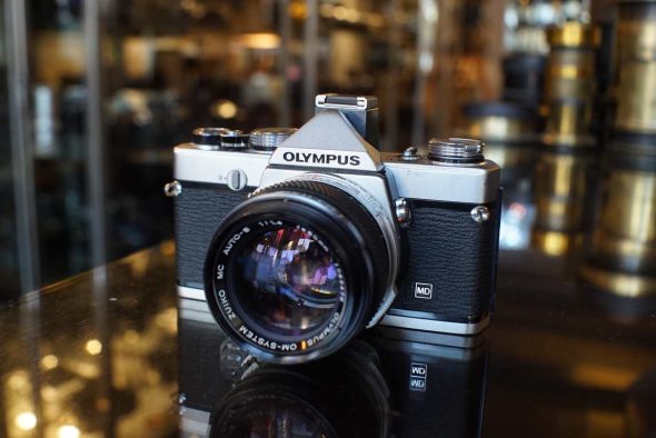 Olympus OM-1n + OM 50mm F/1.4 Auto-S lens