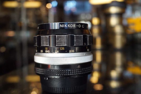 Nikon Nikkor-O.C 35mm f/2 AI converted. worn