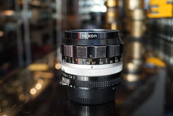 Nikon Nikkor-O.C 35mm f/2 AI converted. worn