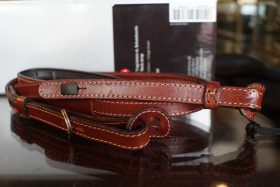 Leica 18764 Leather Neck Strap, vintage brown, boxed (never used)