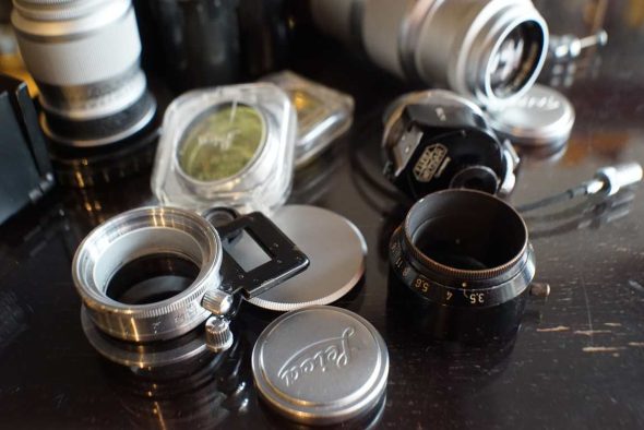 Lot of various Leica accessories and early lenses, OUTLET