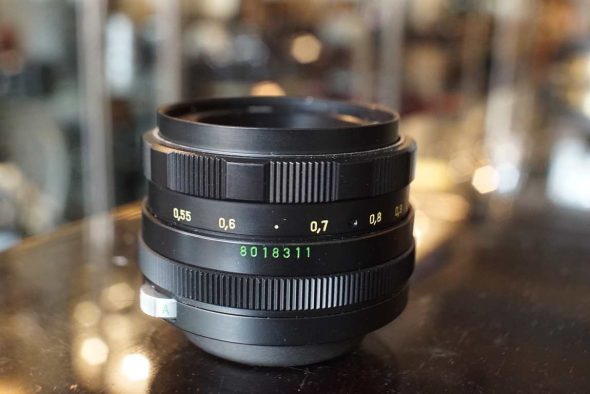 KMZ Helios 44M 58mm F/2 lens with M42 mount, vintage lens