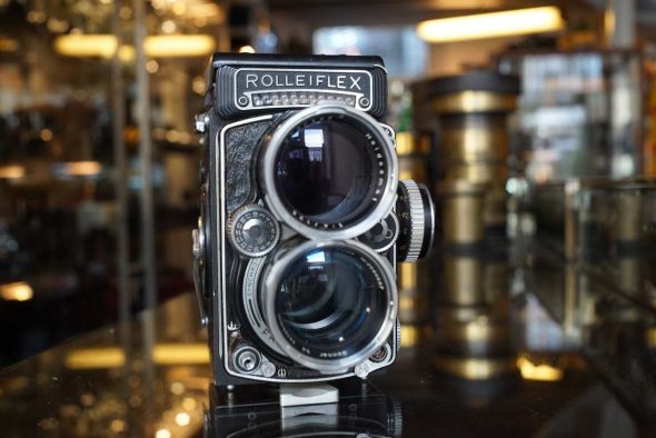 Rolleiflex Tele with 135mm F/4 Zeiss lens, worn, OUTLET