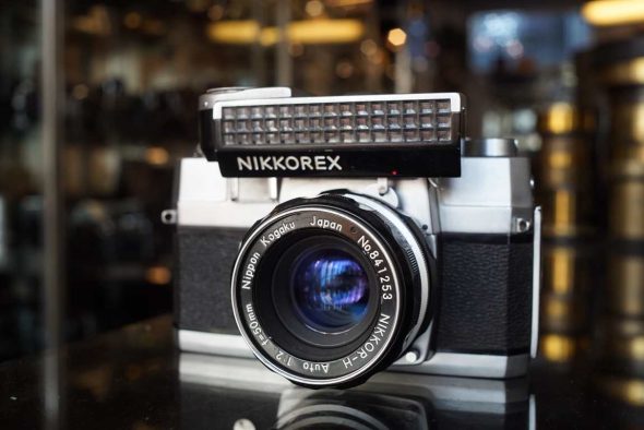 Nikkorex F + meter + Nippon Kogaku Nikkor-H 50mm 1:2