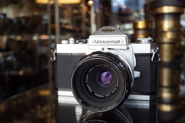 Nikkormat FT2 + Micro-Nikkor 55mm f/3.5 non-AI