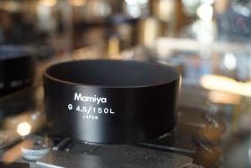 Mamiya G 150mm F/4.5 L metal screw in lenshood, for Mamiya 6