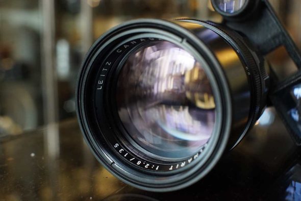 Leica Leitz Elmarit 135mm f/2.8 M with goggles