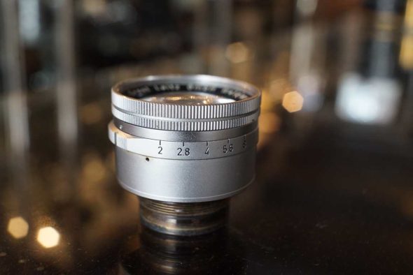 Leica Leitz Summicron F=5cm F/2 lens, in and for parts, OUTLET