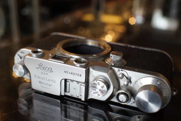 Leica IIIc body in leather case, OUTLET