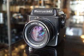 Mamiya M645J w/ WLF and Sekor C 80mm f/2.8 lens