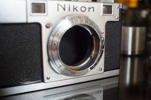 Nikon S rangefinder camera + Nikkor-Q.C. 135mm F/3.5 lens