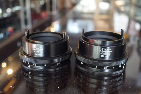 Leica Leitz VTROO + VTOOX aperture setting rings