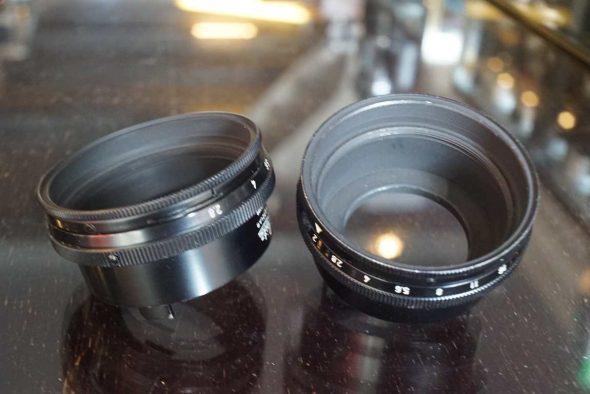 Leica Leitz VTROO + VTOOX aperture setting rings