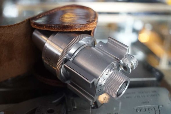 Leica Leitz VIDOM universal finder in leather case