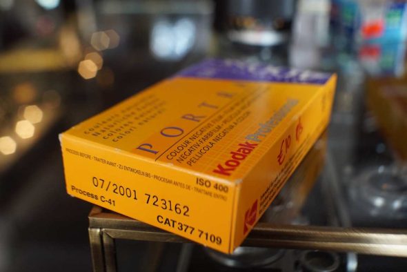 Kodak Portra 400NC in 120 format, 5-pack, expired 2001
