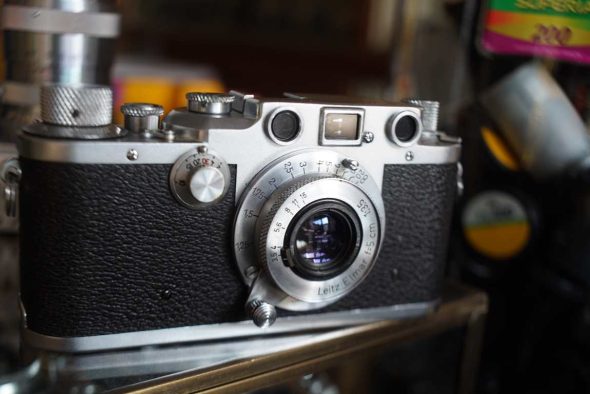 Leica IIIc + Elmar 3.5 / 5cm lens