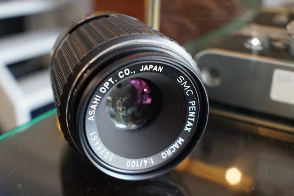 Pentax SMC Macro 100mm F/4 lens for PK mount