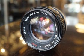 Canon FD 50mm F/1.4 S.S.C. lens, OUTLET