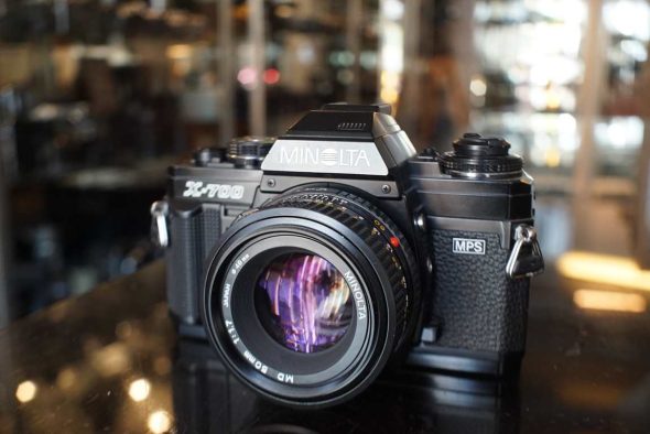 Minolta X-700 + MD 50mm F1/.7 lens