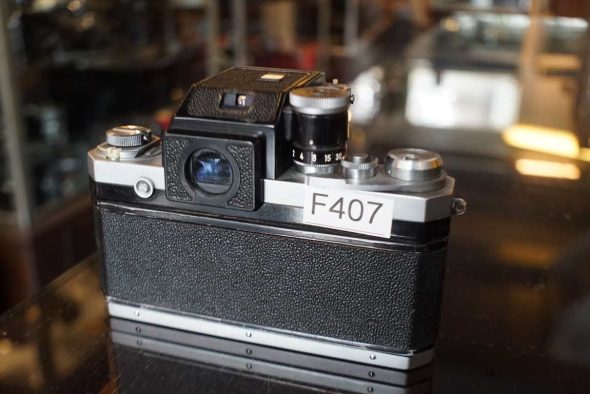 Nikon F chrome with metered prism finder, OUTLET