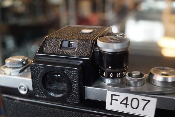 Nikon F chrome with metered prism finder, OUTLET