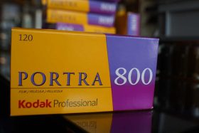Kodak Portra 800 / 120, expired late 2021 (5-pack)