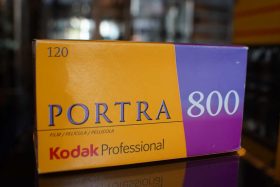 Kodak Portra 800 / 120, expired 2020 (5-pack)