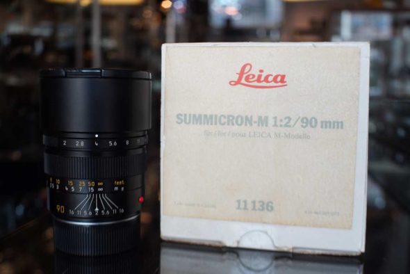 Leica Summicron-M 90mm f/2, Boxed