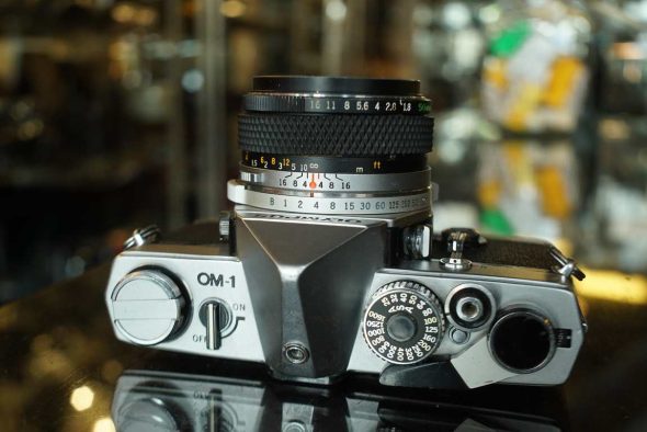 Olympus OM-1 + Zuiko 50mm f/1.8 chrome nose