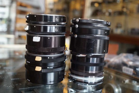 Huge lot of original Nikon Macro and extension rings, many versions