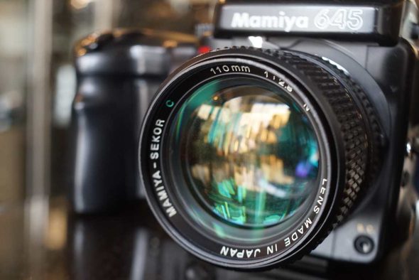 Mamiya 645 Pro AE Prism/ winder kit + Sekor C 110mm f/2.8 N lens