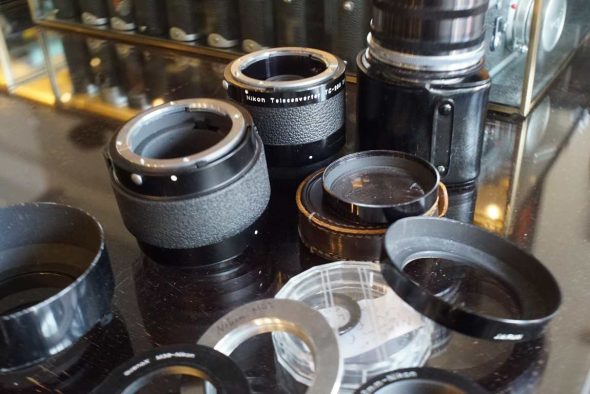 Lot of Nikon Macro extension tubes and adapters