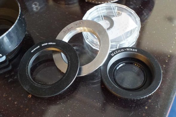 Lot of Nikon Macro extension tubes and adapters