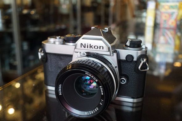 Nikon FM silver + Nikkor 50mm f/2 AI