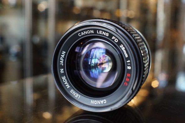 Canon lens FD 28mm f/2 SSC