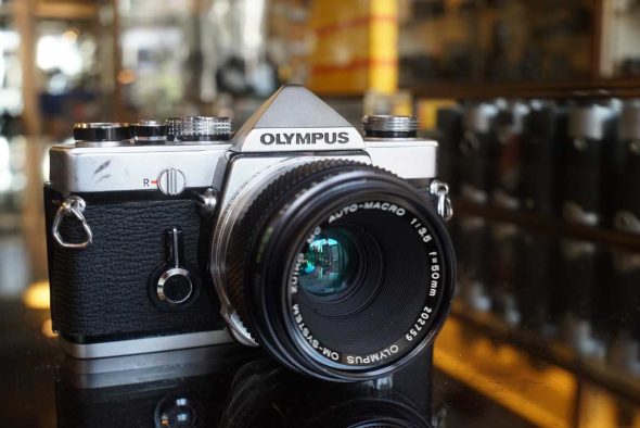 Olympus OM-1 with Zuiko 50mm f/3.5 Macro MC