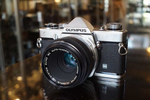 Olympus OM-1 with Zuiko 50mm f/3.5 Macro MC