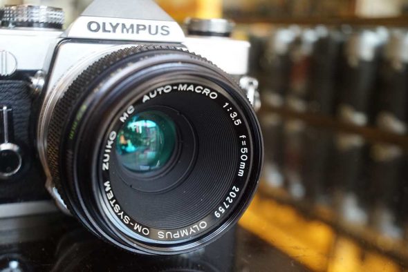 Olympus OM-1 with Zuiko 50mm f/3.5 Macro MC