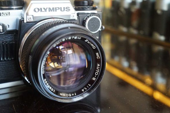 olympus OM10 + manual adapter kit w/ OM Zuiko 50mm f/1.4 MC