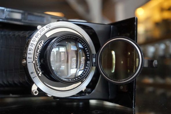 Voigtlander Bessa RF 6×9 camera w/ Helomar 105mm f/3.5