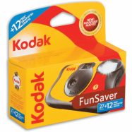 Kodak FunSaver disposable camera (39 exposures, 800 ISO, built in flash)