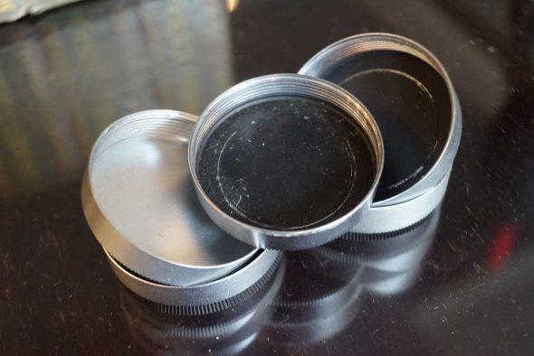 Lot of 5x Leica screw mount back lens caps, original