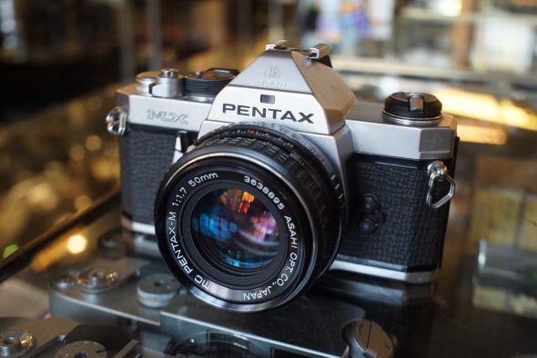 Pentax MX + 50mm F/1.7 lens, OUTLET