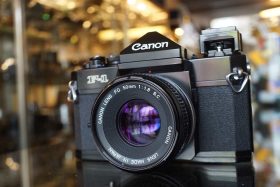 Canon F-1n with 50mm F/1.8 SC lens