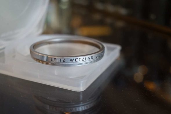 Leica E43 UVa filter (for summilux), chrome ring