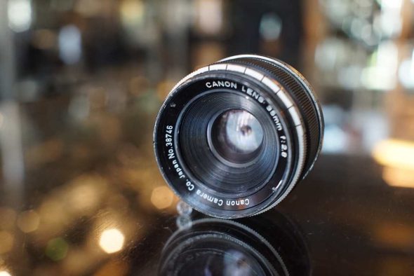 Canon lens 35mm 1:2.8 in Leica screw mount